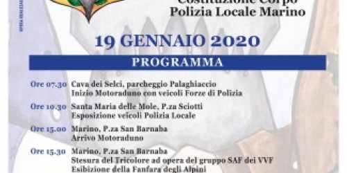 Polizie Locali del Lazio in festa a Marino per San Sebastiano