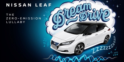 Nissan LEAF Dream Drive: la prima ninnananna a zero emissioni al mondo