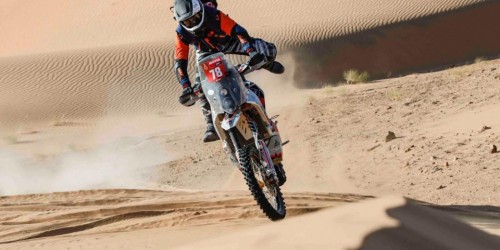Movisport, buon avvio del 2021: Vacchetti primo italiano in moto alla "Dakar"