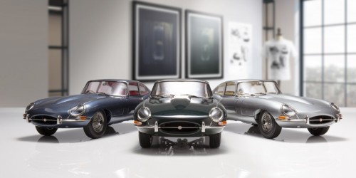 Oggetti di design Jaguar Classic celebrano i 60 anni dell’iconica Jaguar E-Type