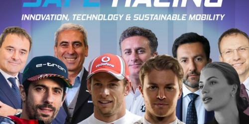 Motorsport & sustainability: Nico Rosberg and Lucas Di Grassi at the “SAFE Racing”