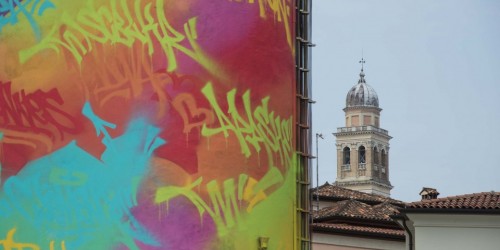 Padova, su rete idrica il più grande murales italiano