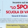 “Sport scuola di valori”, incontro a Vallerano con Sandro Donati e Manuela Olivieri