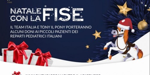 Gli atleti della FISE e la mascotte Tony in visita agli ospedali di Roma, Milano e Ancona