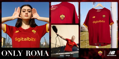 New Balance e AS Roma presentato la maglia del Derby Della Capitale in edizione limitata
