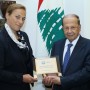 CMAS, the President of the Lebanese Republic received Anna Arzhanova in Beirut
