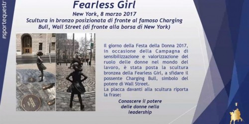 8 marzo, la Fise lancia “Fearless Girls” : un nuovo progetto dedicato alle Donne