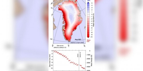 La Groenlandia si scioglie: dal 2002 persi 4.700 km3 di ghiaccio. Così il mare è cresciuto di 1,2 cm