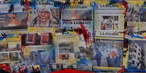 Russia-Ucraina, così Guadagnuolo racconta la guerra attraverso la sua arte