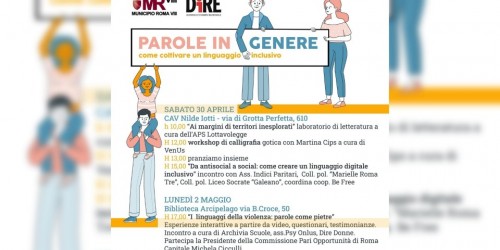 Roma, oggi e lunedì 'Parole in genere', dibattito contro stereotipi lingua