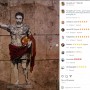 Mourinho come Cesare, a Roma nuovo murale di Harry Greb