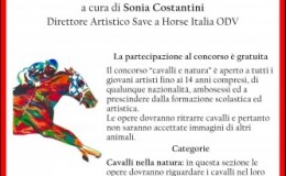 Il cavallo disegnato dagli studenti, c’è il concorso griffato “Save a Horse Italia”