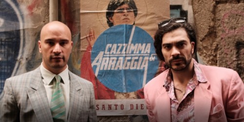 Teatro, Napoli: murale Maradona al Centro Paradiso diventa scenografia