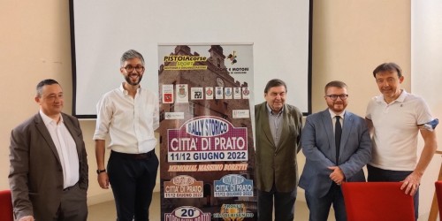 Presentato il Rally storico Città di Prato