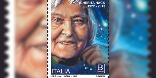 Le Poste hanno emesso un francobollo commemorativo di Margherita Hack