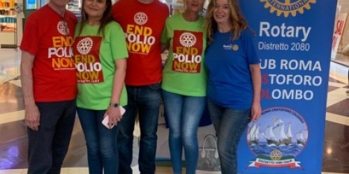 Effettivo del Rotary Club Roma Cristoforo Colombo al Festival della Sostenibilità