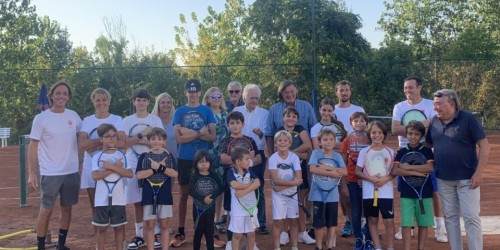Roma, inaugurata la Scuola Tennis Montecitorio-Panatta