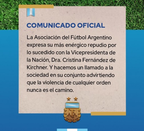 Argentina, aggredita vicepresidente Kirchner: AFA sospende campionato