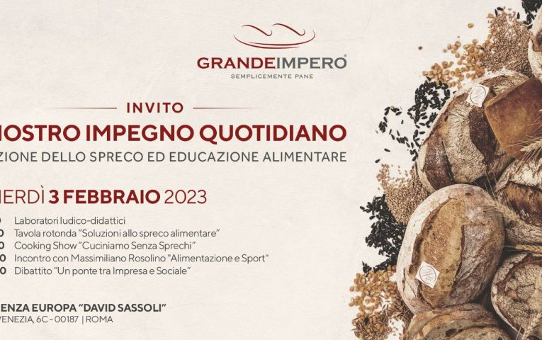 “Il nostro impegno quotidiano”, Grande Impero contro gli sprechi alimentari