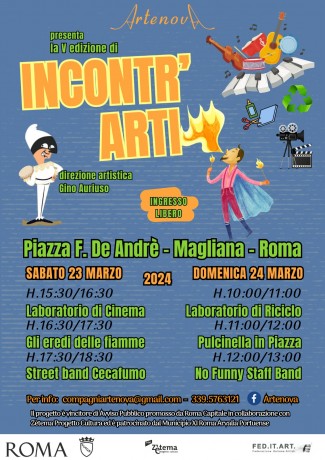 Roma, festa e non solo: alla Magliana c’è Incontr’Arti