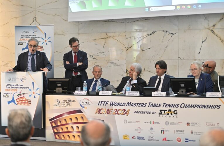 Roma, presentati i mondiali di tennistavolo: in gara atleti da ogni parte del mondo per uno sport inclusivo e senza barriere
