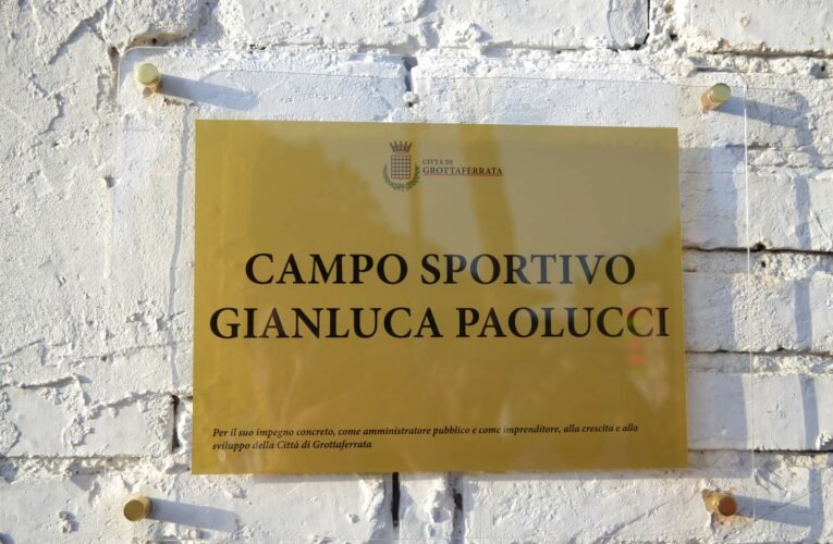 Grottaferrata, coalizione Andreotti: “Orgogliosi del tributo con riconoscimento a Gianluca Paolucci”