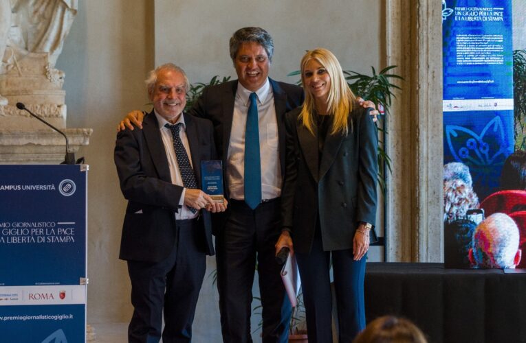 Roma, il 10 settembre in Campidoglio la terza edizione del Premio Giornalistico “Un Giglio per la Pace e la Libertà di Stampa”