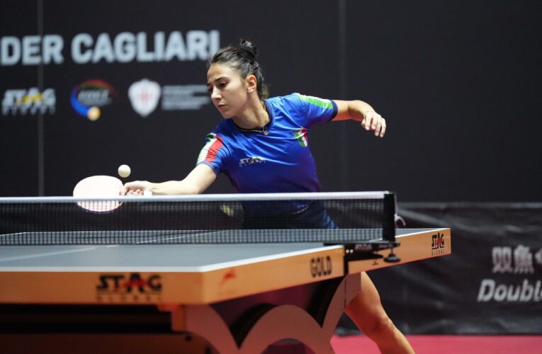 WTT Feeder Cagliari, gli azzurri Giorgia Piccolin e John Oyebode agli ottavi di finale