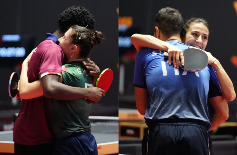 Tennistavolo, derby azzurro nella finale del misto al WTT Feeder Cagliari