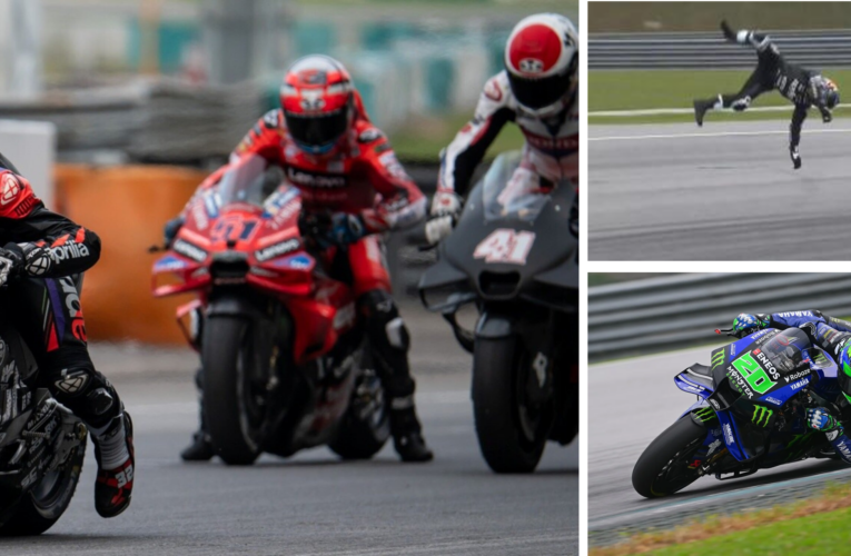 Moto GP, Martin cade nel primo giorno di test a Sepang: stagione compromessa