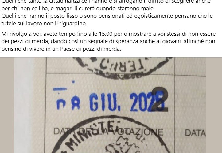 Referendum, Albano Laziale – Ferrarini (FdI): “Dal Consigliere Alteri comportamenti indegni. Si dimetta, e il Sindaco Borelli si scusi con la città”