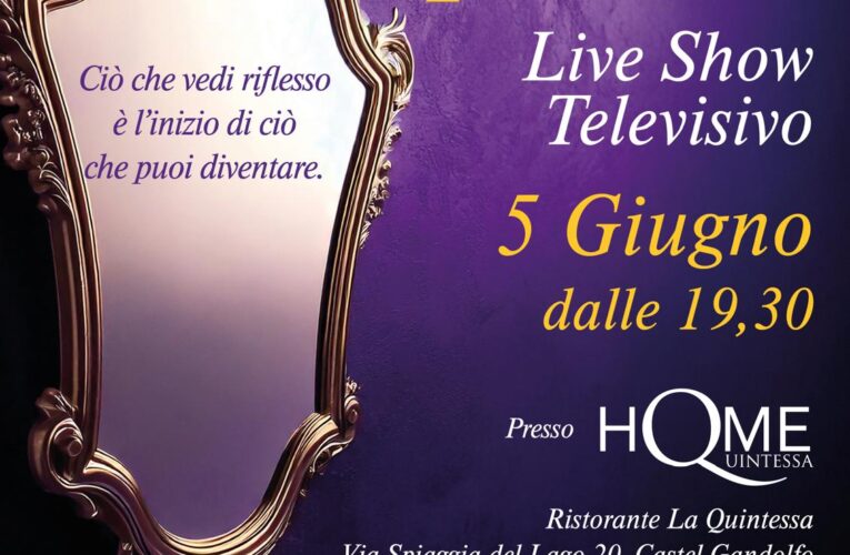 Vita allo Specchio Live: a Castel Gandolfo primo appuntamento con lo show televisivo dedicato alla crescita personale